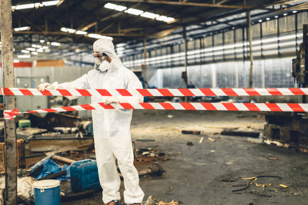 Professional Crime Scene Cleanup technician working in Brownville, NJ
